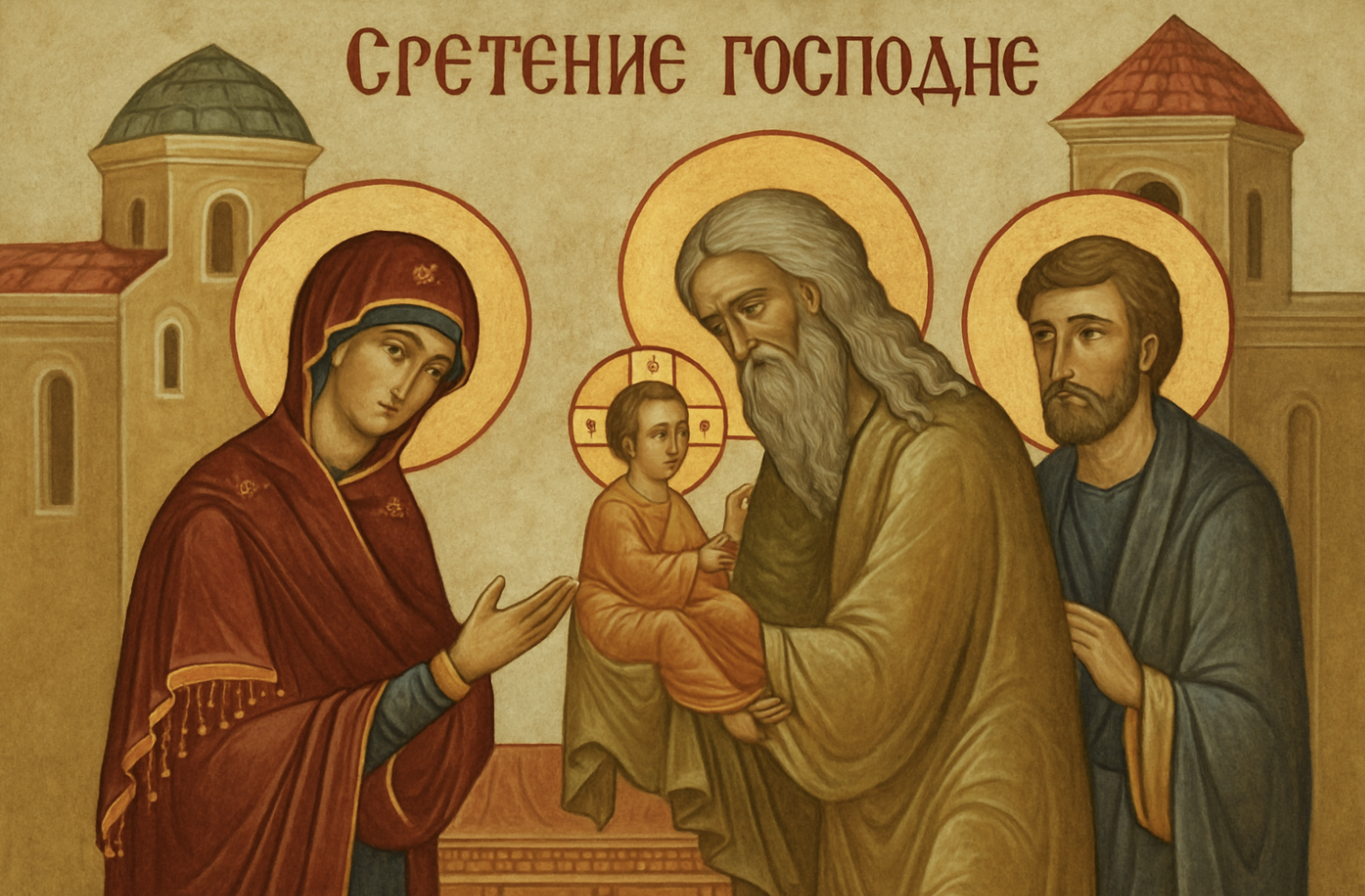 Фото Сретение Господне 2026: открытки к празднику 5